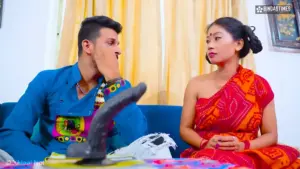 The House Owner Had Sex With The Maid After Finding Himself Alone At Home Hindi Audio - featuring Cine Flix Media