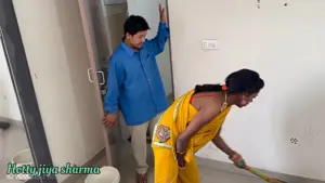 The Landlord Had A Great Time With The Desi Maid - featuring Desi Club House, Hotty Jiya Sharmaa