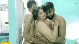 Three Boyfriend Fucking Cheating Girlfriend Together Hindi Foursome Sex - featuring Indian XShot